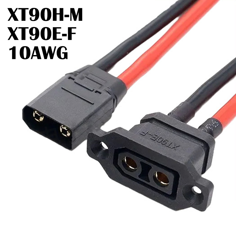 Drone Bike Rc - Connecteur femelle soudé XT90NE 10AWG à