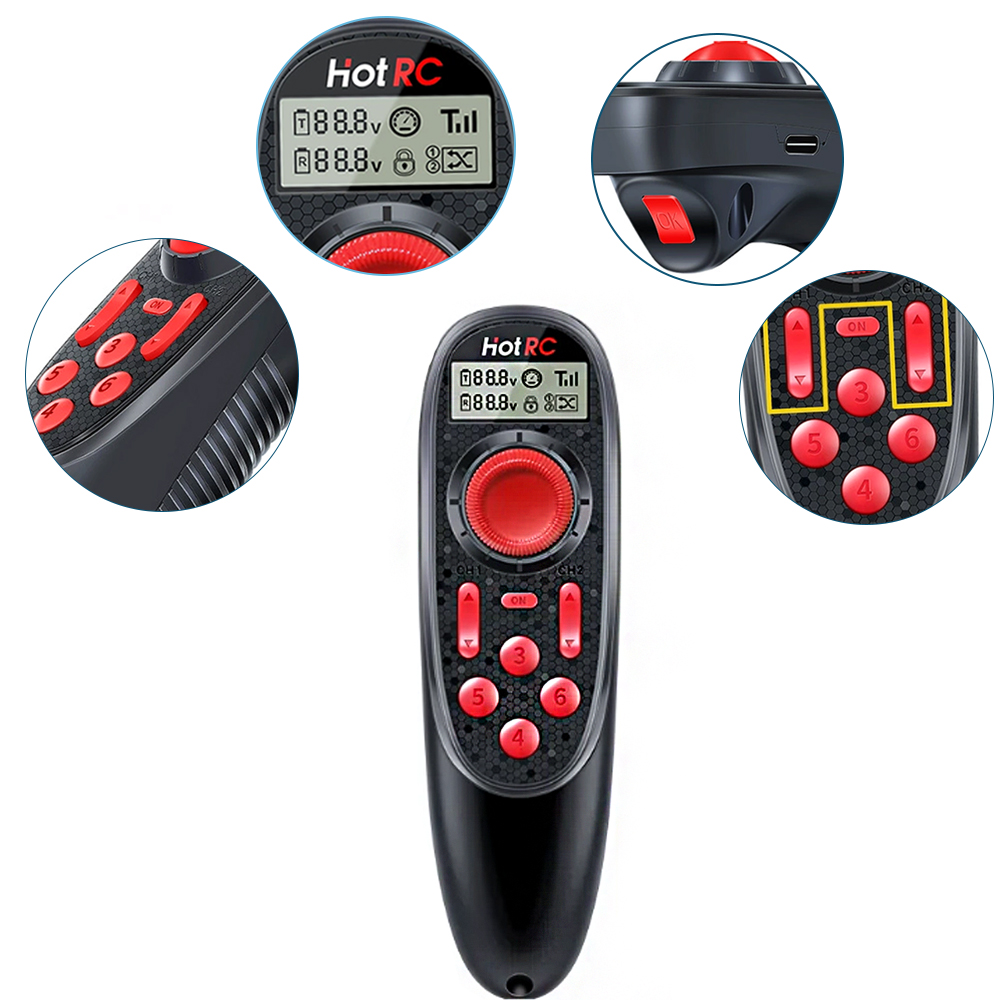 Rc Transmitter - Système radio HOTRC DS 600 DS-600