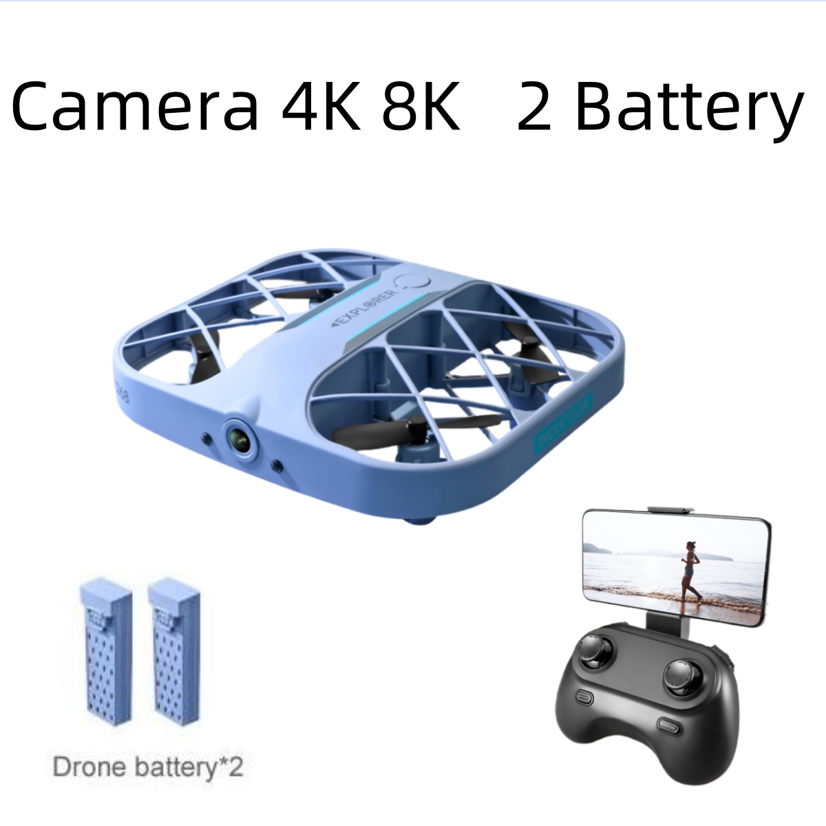 Drone Rc Plegable - Drone RC JJRC H107 FPV avec