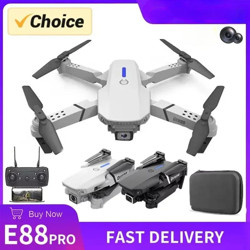 Nouveau Drone FPV WIFI E88 Pro - Drone Rc E88 Pro avis et prix