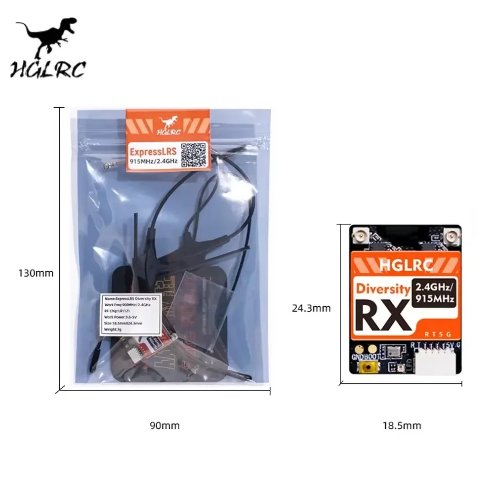 Récepteur HGLRC Dualband RX Ex - Drone Rc Controller And Receiver avis et prix