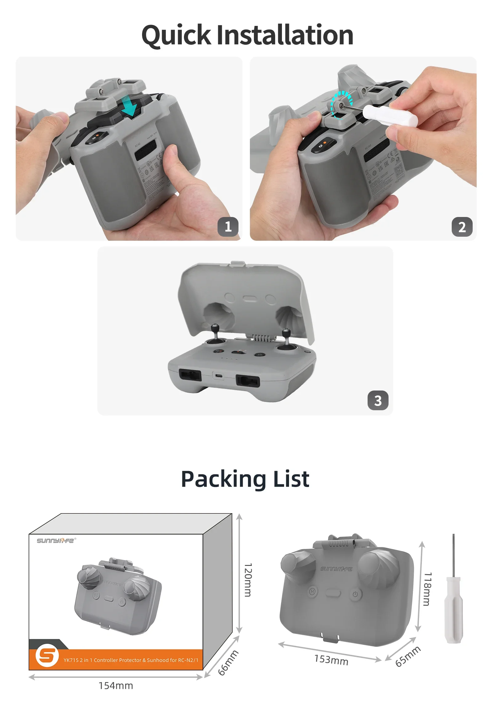 Protecteur de contrôleur 2 en  - Drone Rc Cover avis et prix