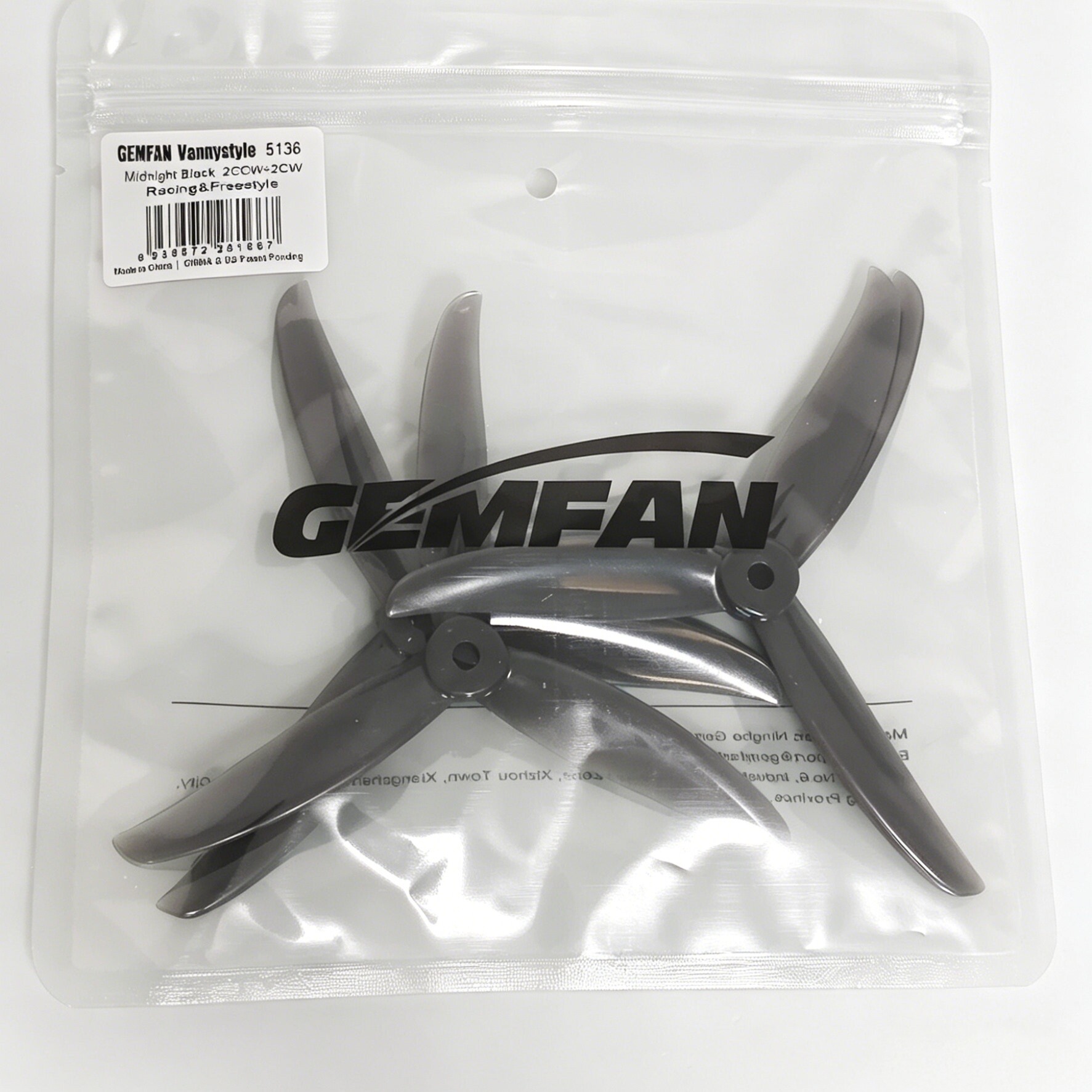 Hélices Gemfan VANOVER 5136 5. - Drone Rc Race avis et prix