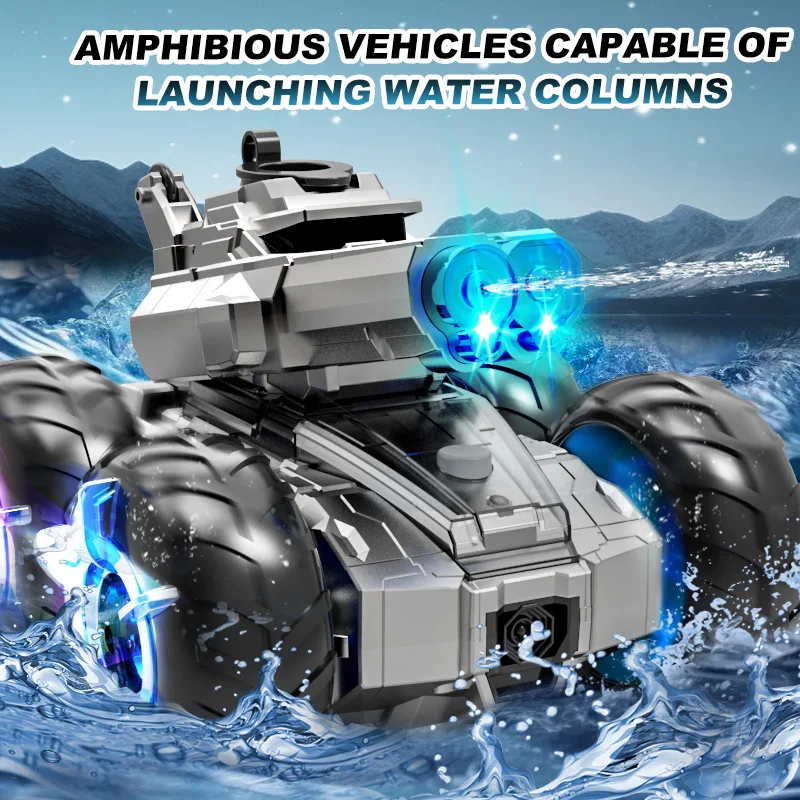 Tank RC amphibie 2,4 GHz à dou - Drone Rc Bolide avis et prix