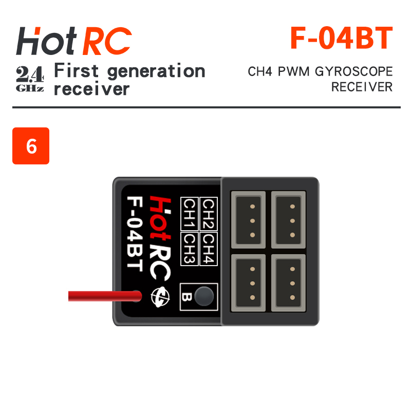 1/2/4PCS HOTRC F-04BT Récepteu - Joystick Rc Drone avis et prix
