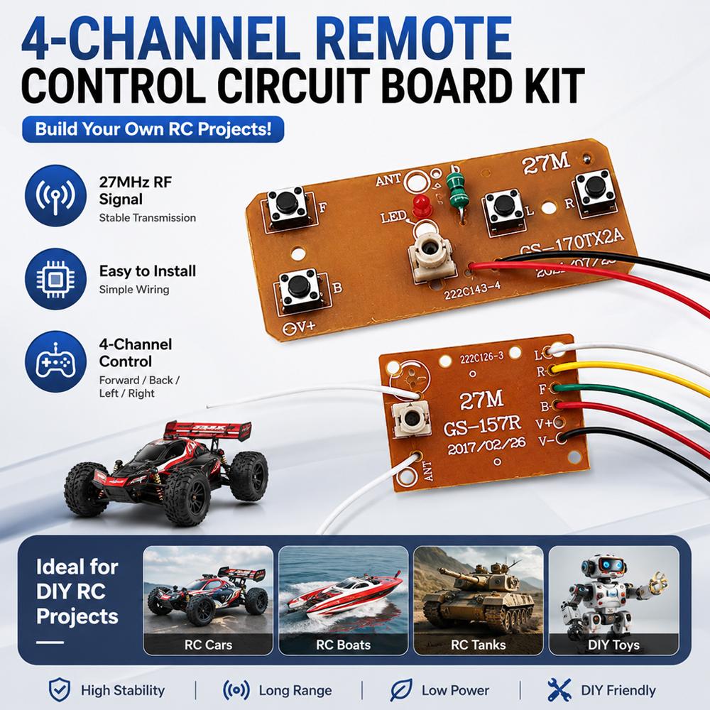 Kit de télécommande 27 MHz 4 c - Joystick Rc Drone avis et prix