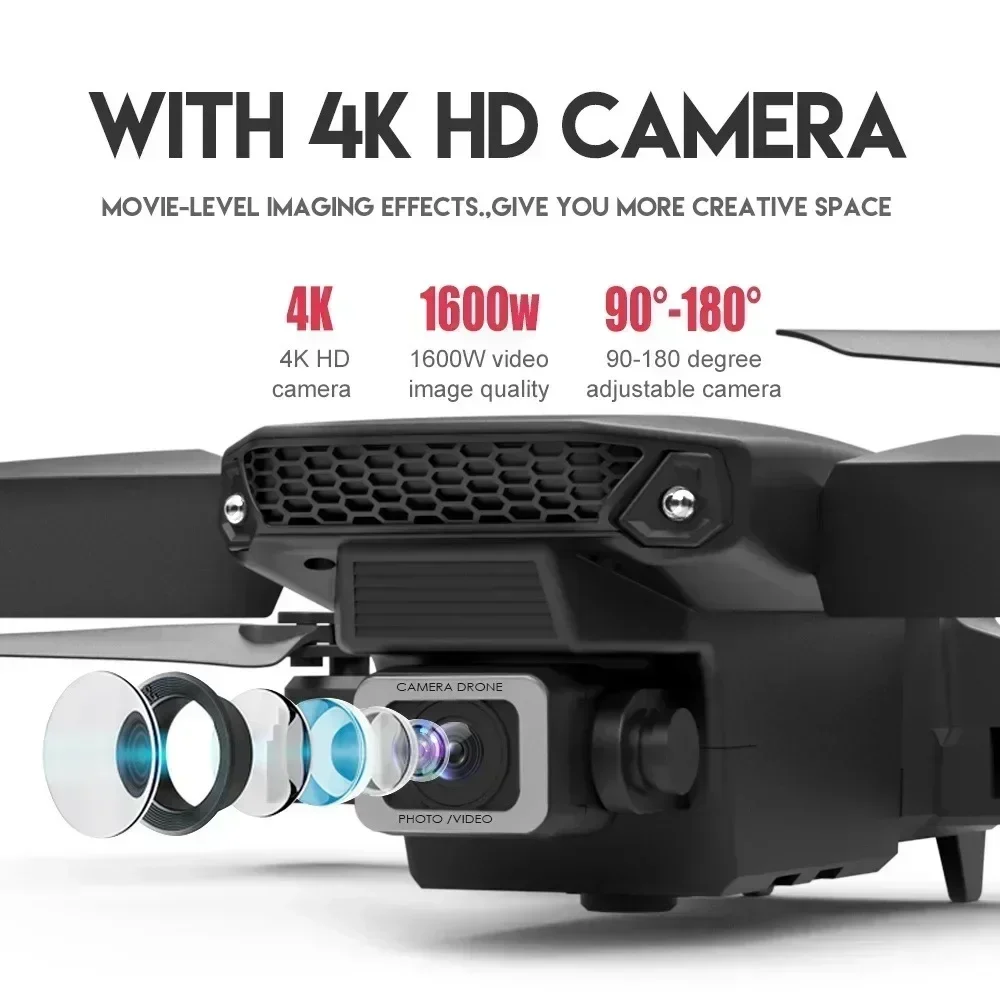 Drone E88 Pro WIFI FPV Grand A - Drone Rc Plegable avis et prix