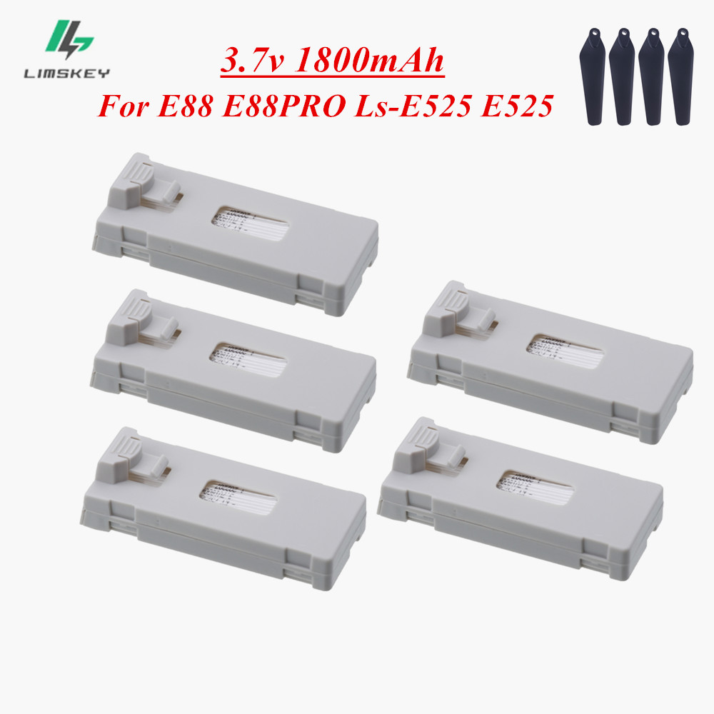 3.7V 1800mAh RC Drone batterie - Drone Rc E88 Pro avis et prix