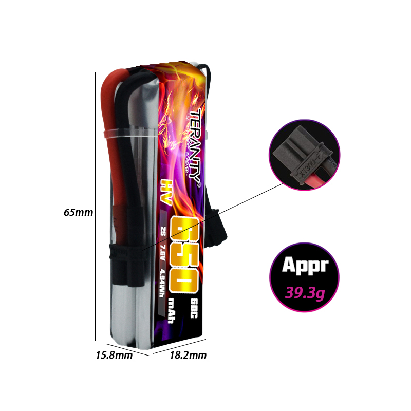 2/4/6/10PCS TERANTY 650mAh 2S  - Drone Rc Kit avis et prix