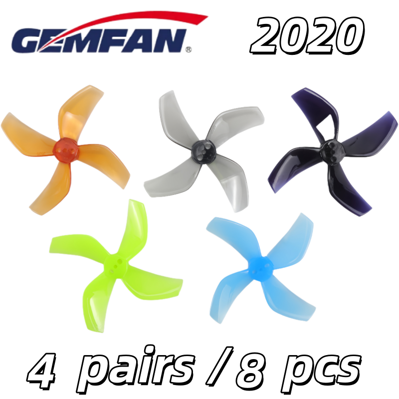 4 paires 8 pièces GEMFAN D51 2 - Drone Rc Race avis et prix