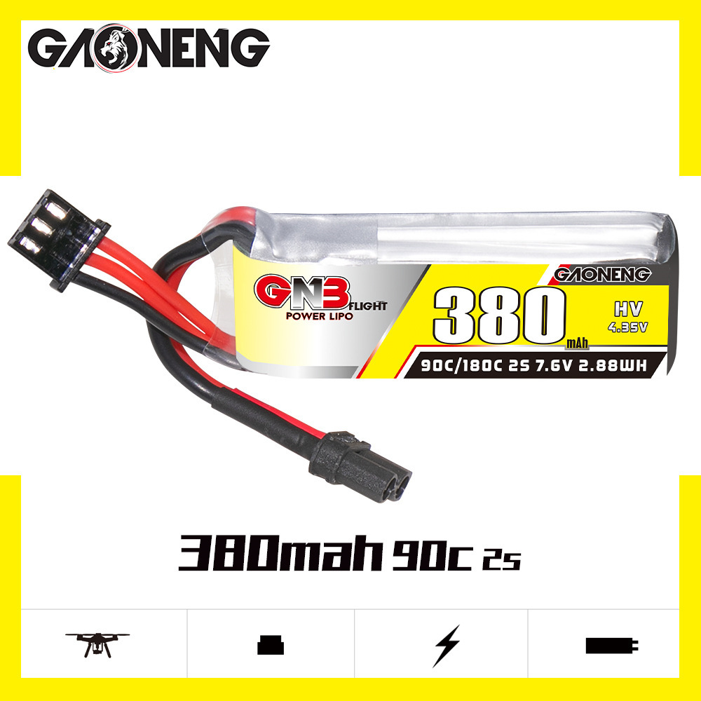 Batterie Lipo GNB 2S 7.6V 380m - Drone Rc Race avis et prix